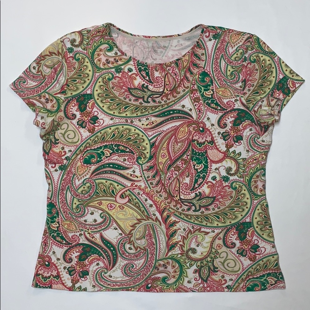 Cotton Paisley Patterned Shirt
